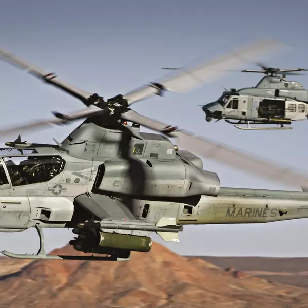 Bell ah 1z viper attack helicopter