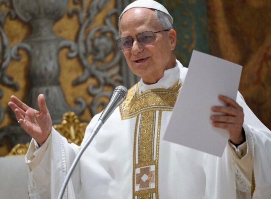 XIV Leo papa elso szentmisejen 2025 05 09 780x470